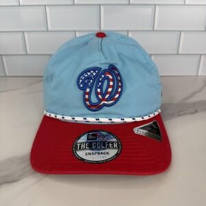Washington Nationals Rope Hat Snap Back July 4th USA Baseball New Era The Golfer